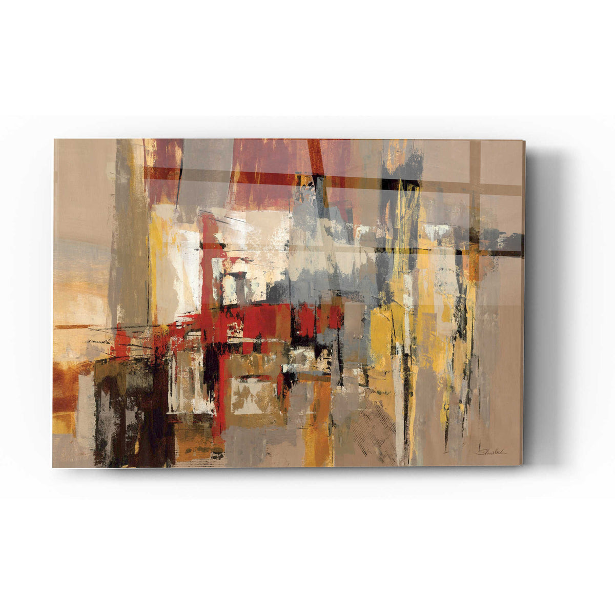Epic Art 'Melody For Guitar And Sax' by Silvia Vassileva, Acrylic Glass Wall Art