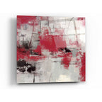Epic Art 'Stone Gardens III Red' by Silvia Vassileva, Acrylic Glass Wall Art
