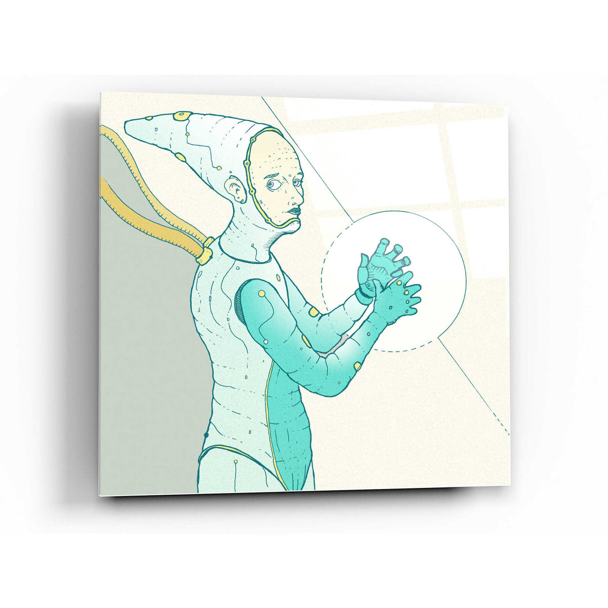 Epic Art 'Alpha Omega Ice' by Craig Snodgrass, Acrylic Glass Wall Art