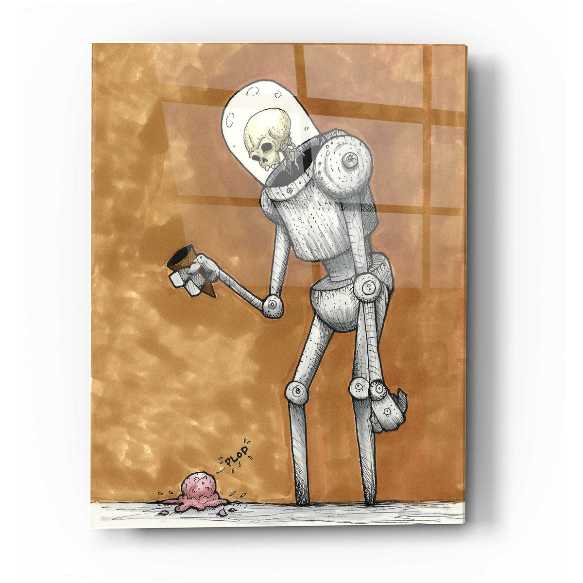Epic Art 'Puh-lop' by Craig Snodgrass, Acrylic Glass Wall Art