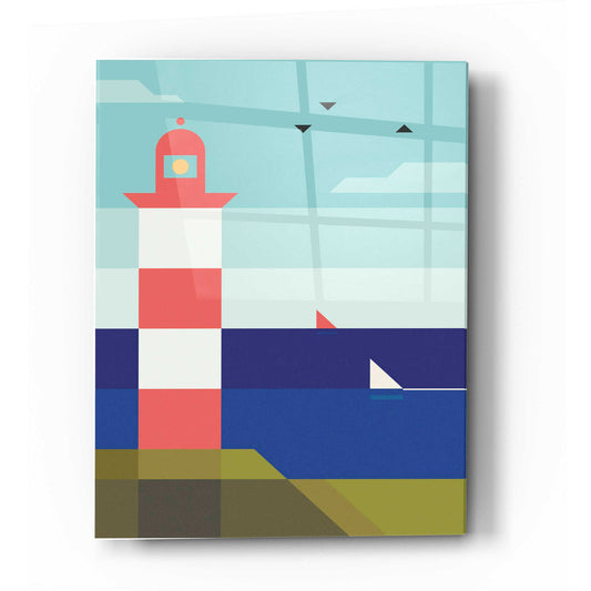 Epic Art 'Lighthouse' by Antony Squizzato, Acrylic Glass Wall Art