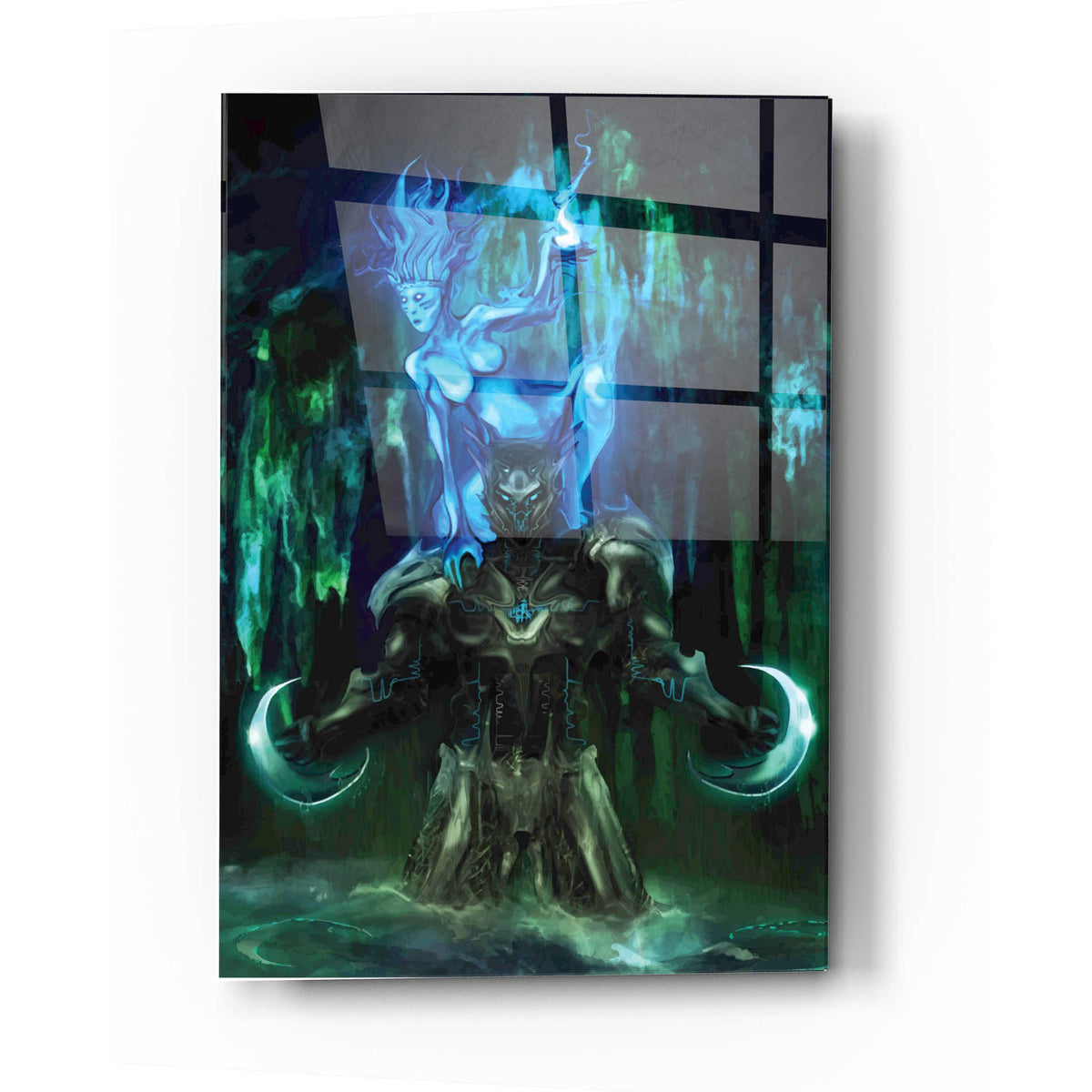 Epic Art 'Chaac' by Michael Stewart, Acrylic Glass Wall Art