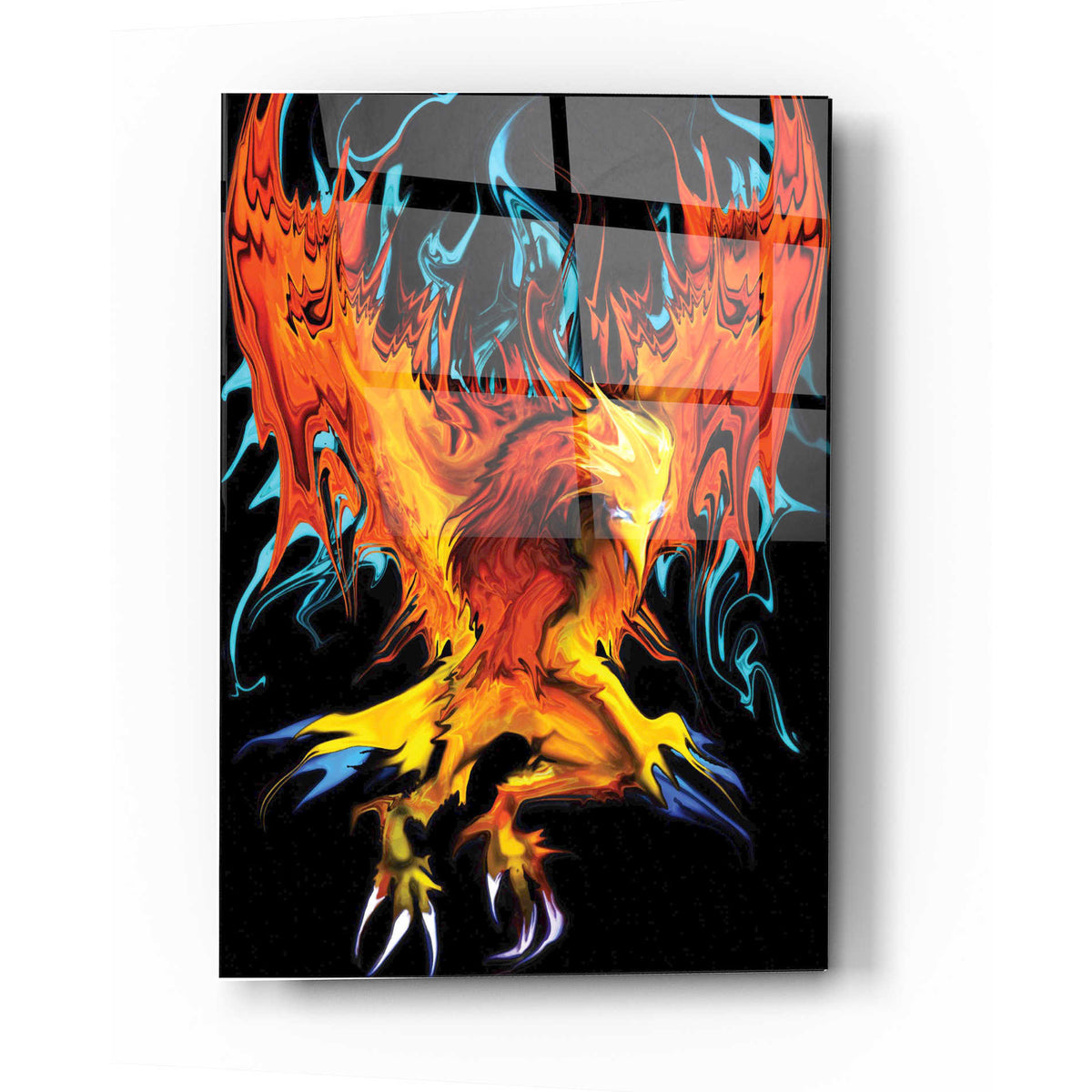 Epic Art 'Fall To Ashes' by Michael Stewart, Acrylic Glass Wall Art