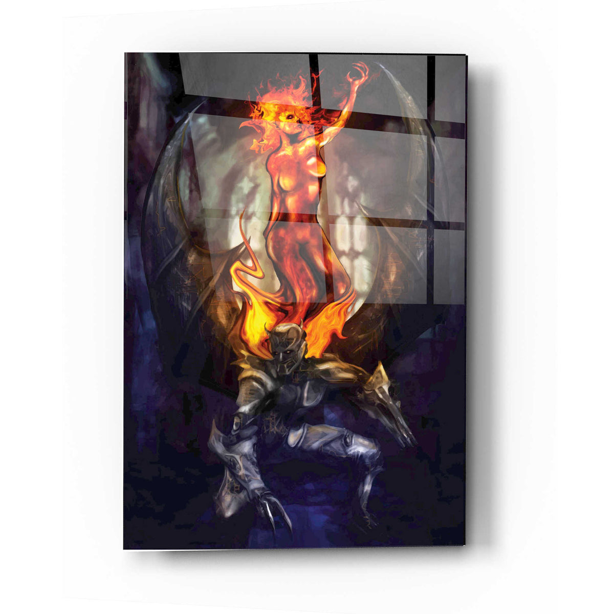 Epic Art 'Final Angel' by Michael Stewart, Acrylic Glass Wall Art