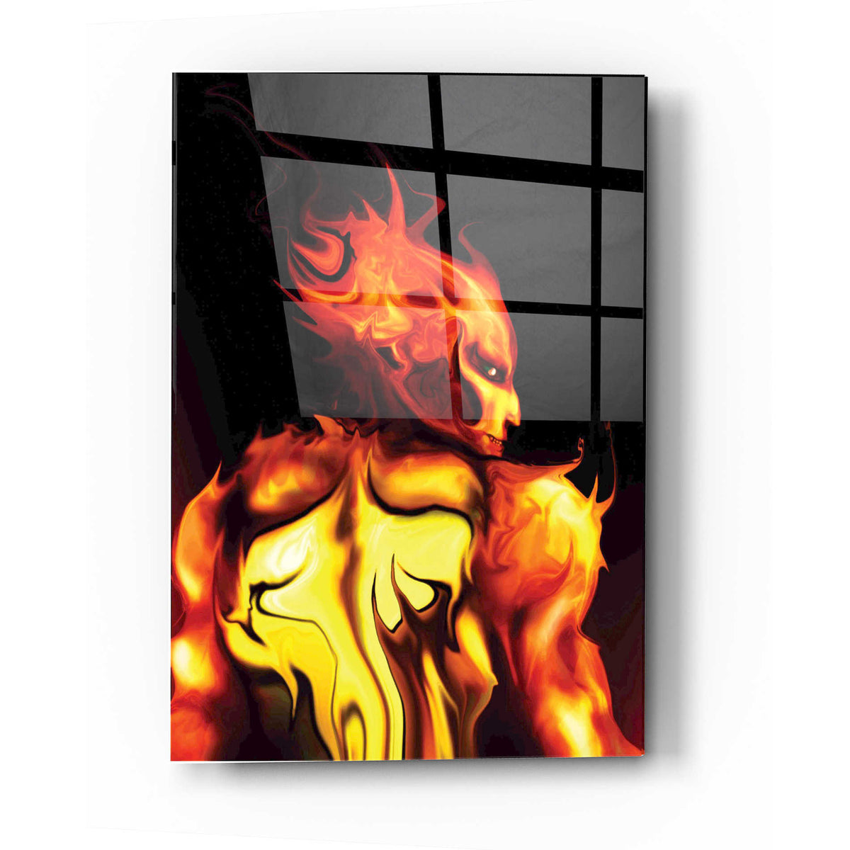 Epic Art 'Rage' by Michael Stewart, Acrylic Glass Wall Art