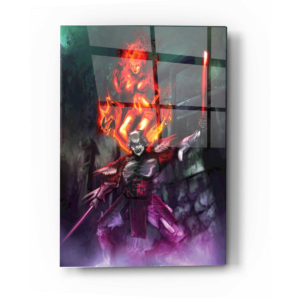 Epic Art 'Ronin' by Michael Stewart, Acrylic Glass Wall Art