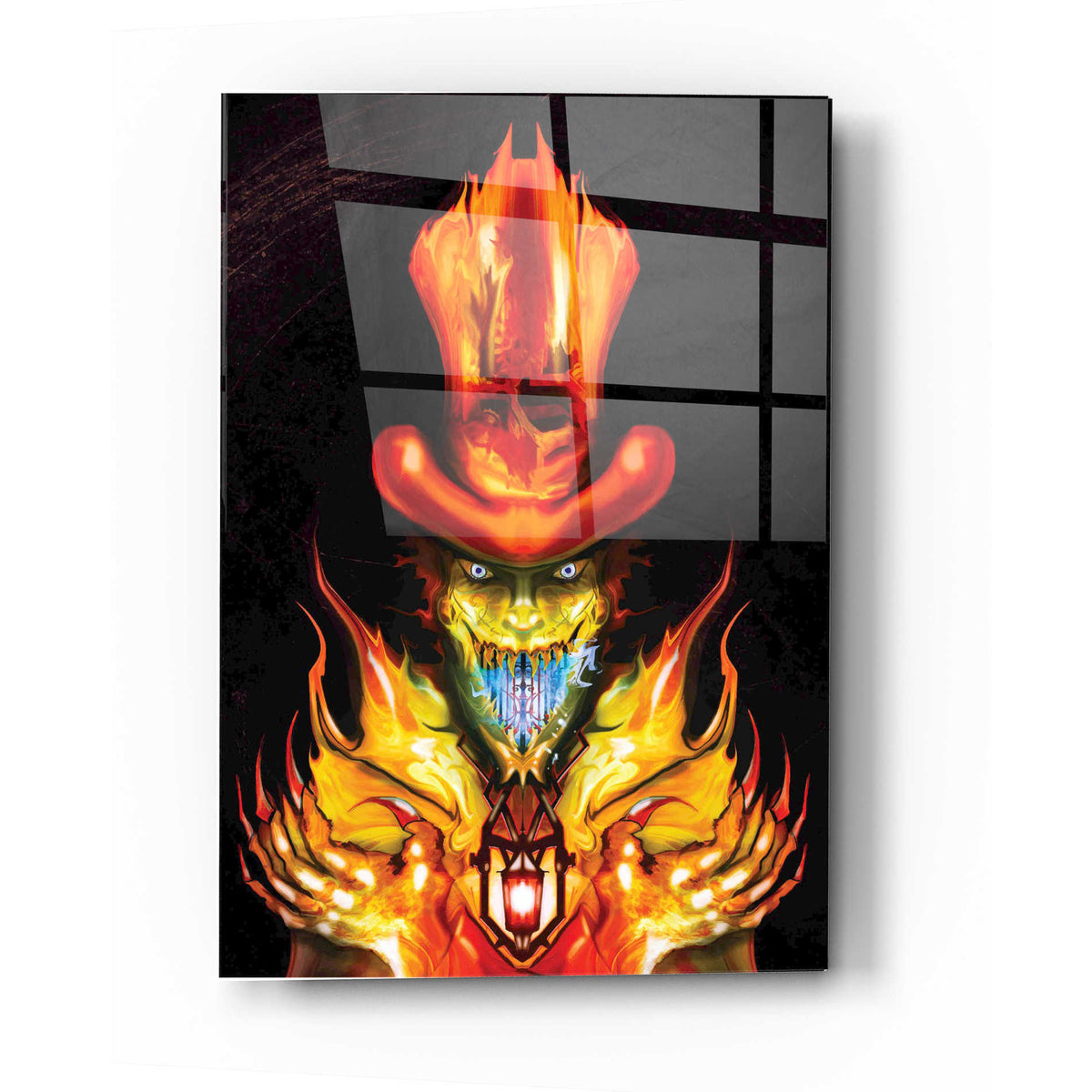 Epic Art 'Spring Heel Jack' by Michael Stewart, Acrylic Glass Wall Art