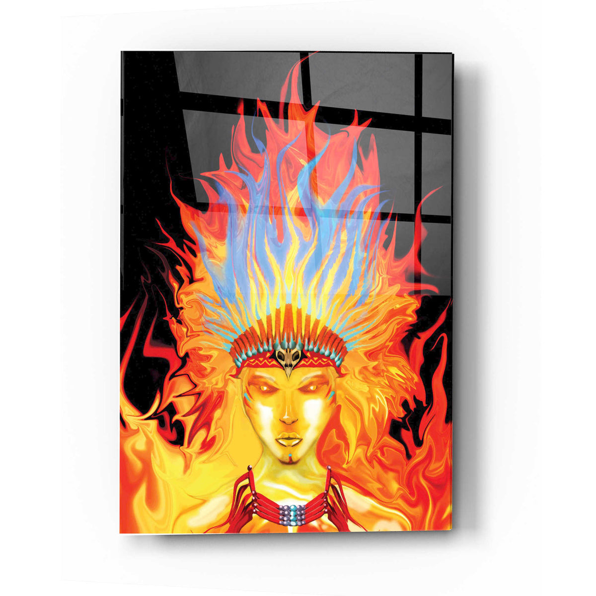 Epic Art 'Totem' by Michael Stewart, Acrylic Glass Wall Art