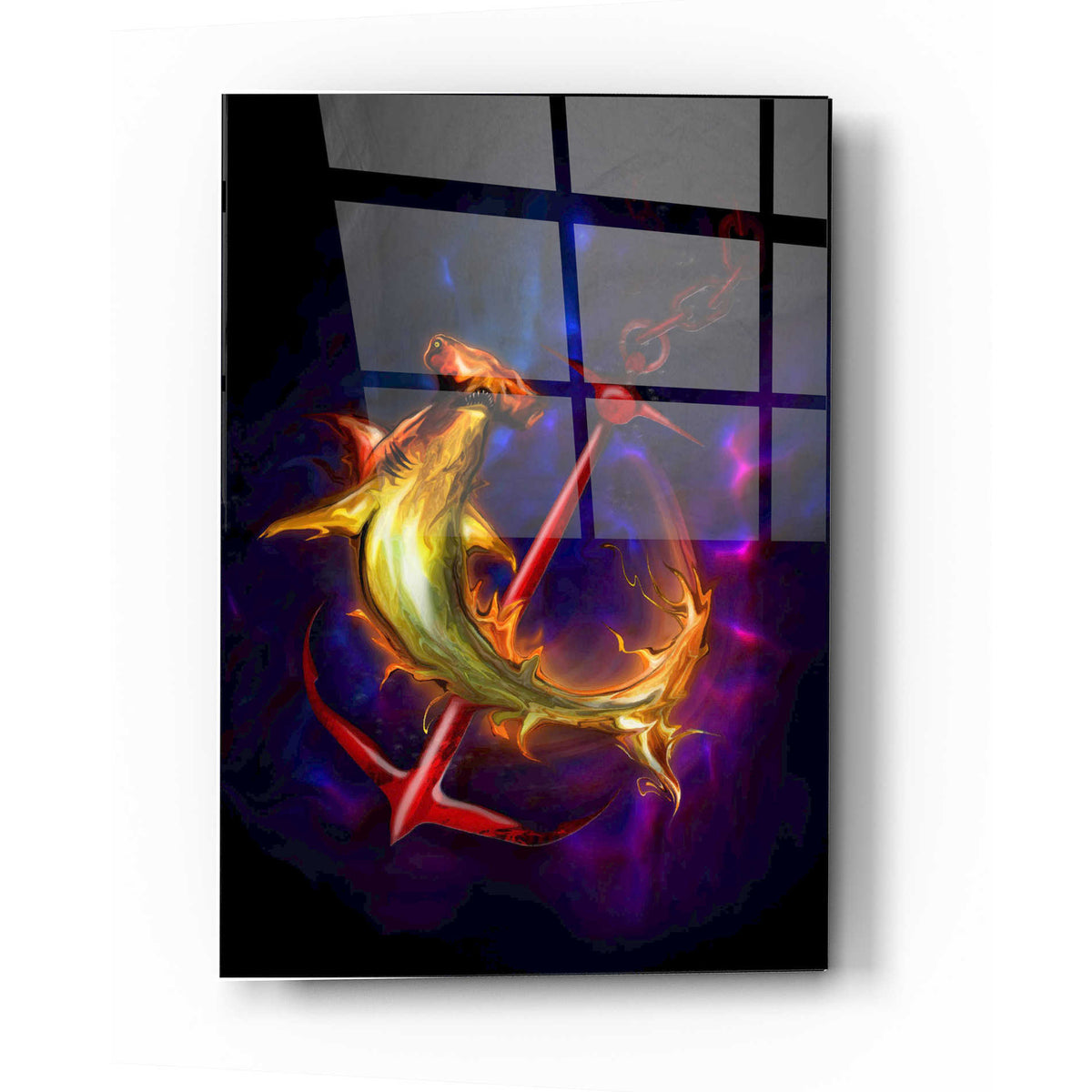 Epic Art 'Hammer Head' by Michael Stewart, Acrylic Glass Wall Art