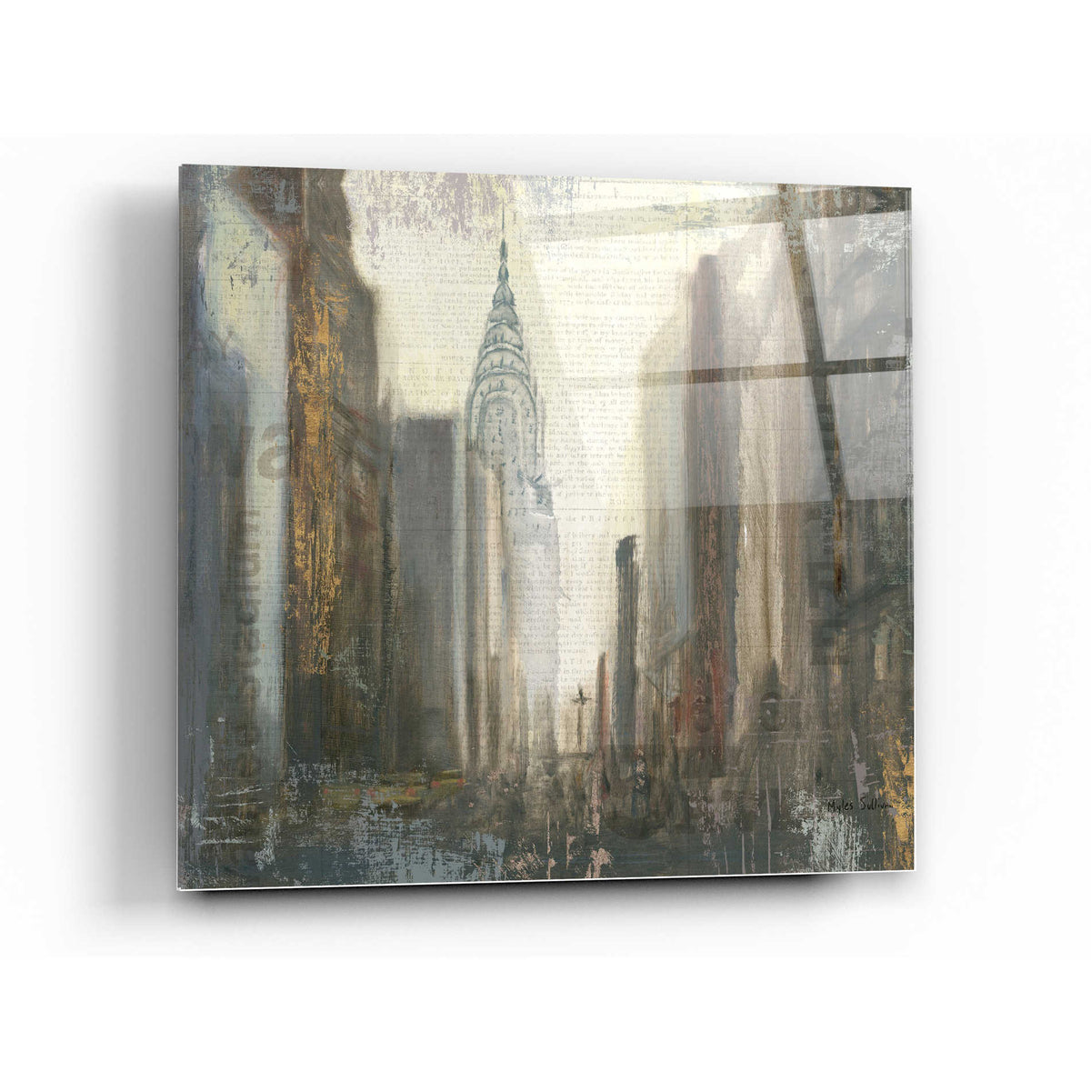 Epic Art 'Urban Movement' by Myles Sullivan, Acrylic Glass Wall Art