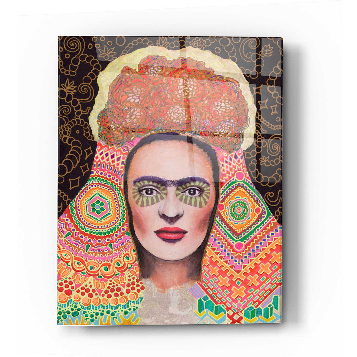 Epic Art 'Frida Santa Muerte' by Surma and Guillen, Acrylic Glass Wall Art
