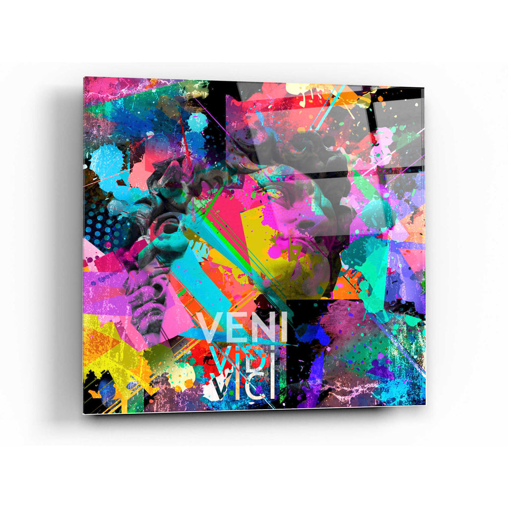 Epic Art 'Michelangelo's David Color' Acrylic Glass Wall Art
