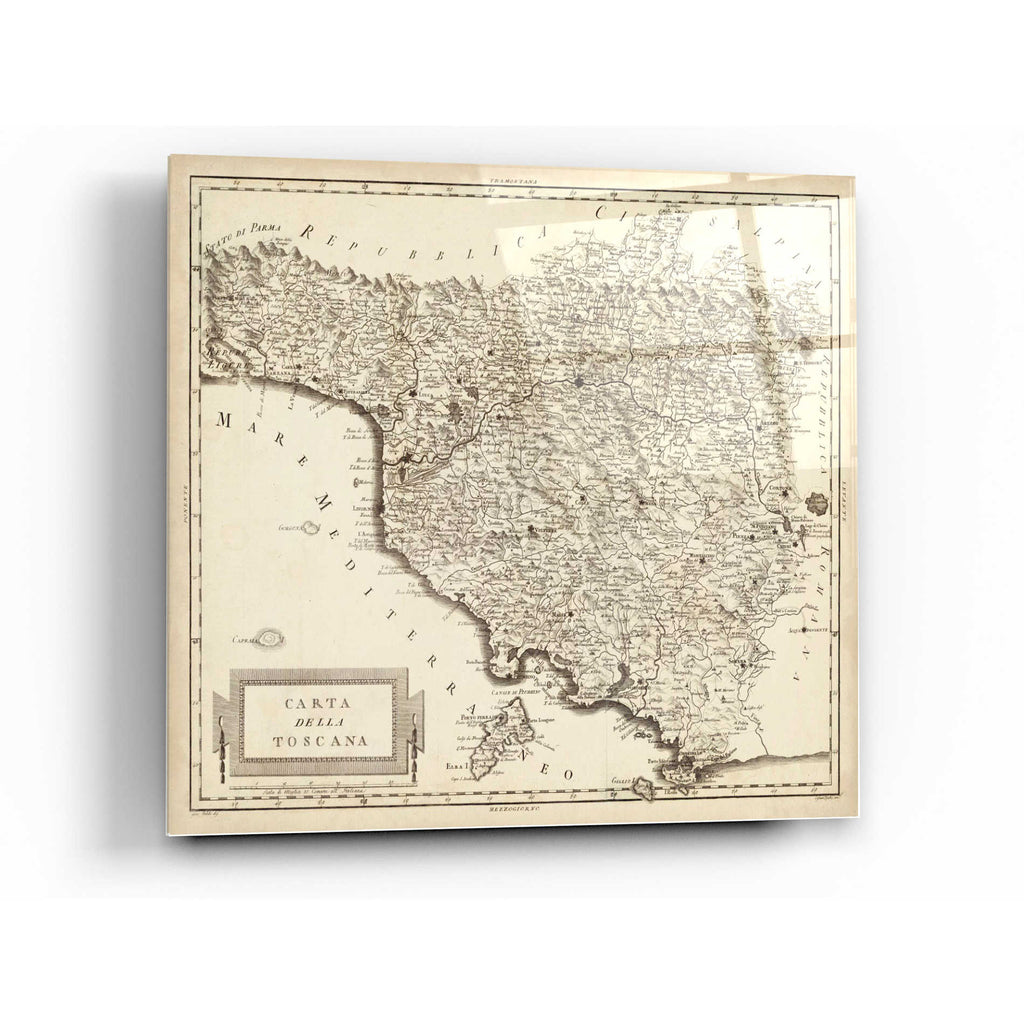 Epic Art 'Towns, Castles & Abbeys in England & Wales' by Unknown Acrylic Glass Wall Art