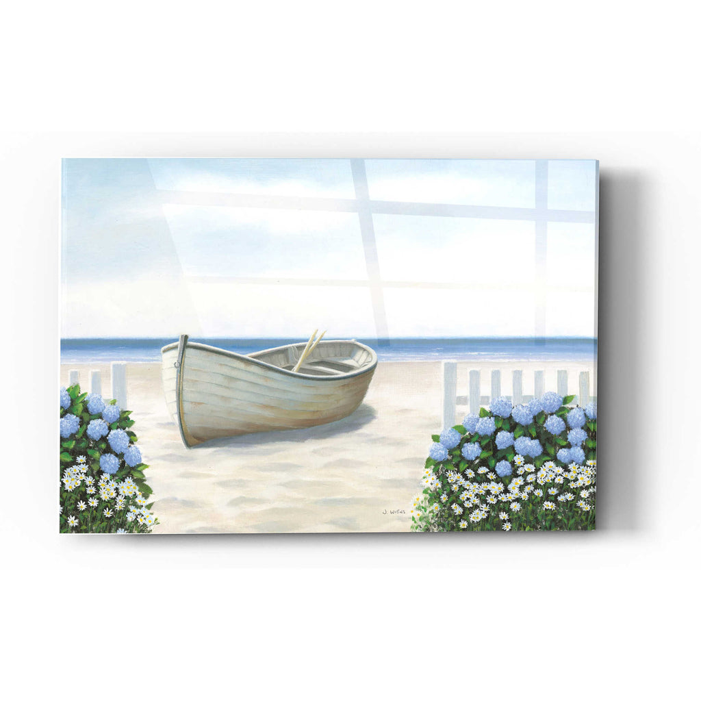 Epic Art 'Beach Days I' by James Wiens, Acrylic Glass Wall Art