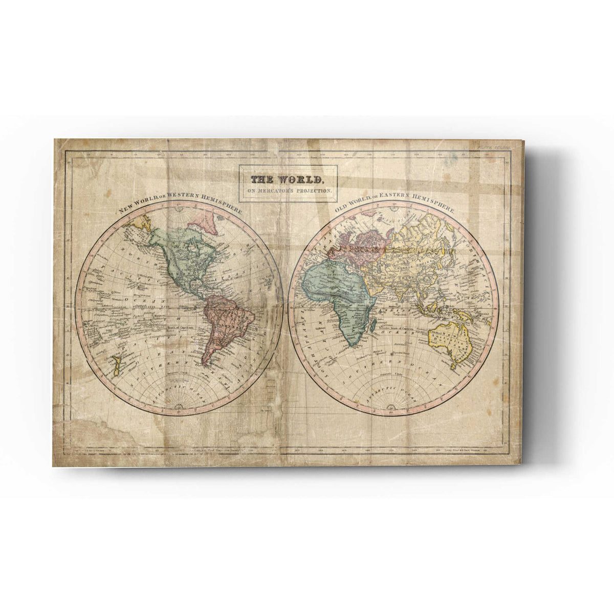 Epic Art 'Old World Eastern Western' by Wild Apple Portfolio, Acrylic Glass Wall Art