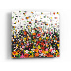 Epic Art 'Flower Shower Crop' by Wild Apple Portfolio, Acrylic Glass Wall Art