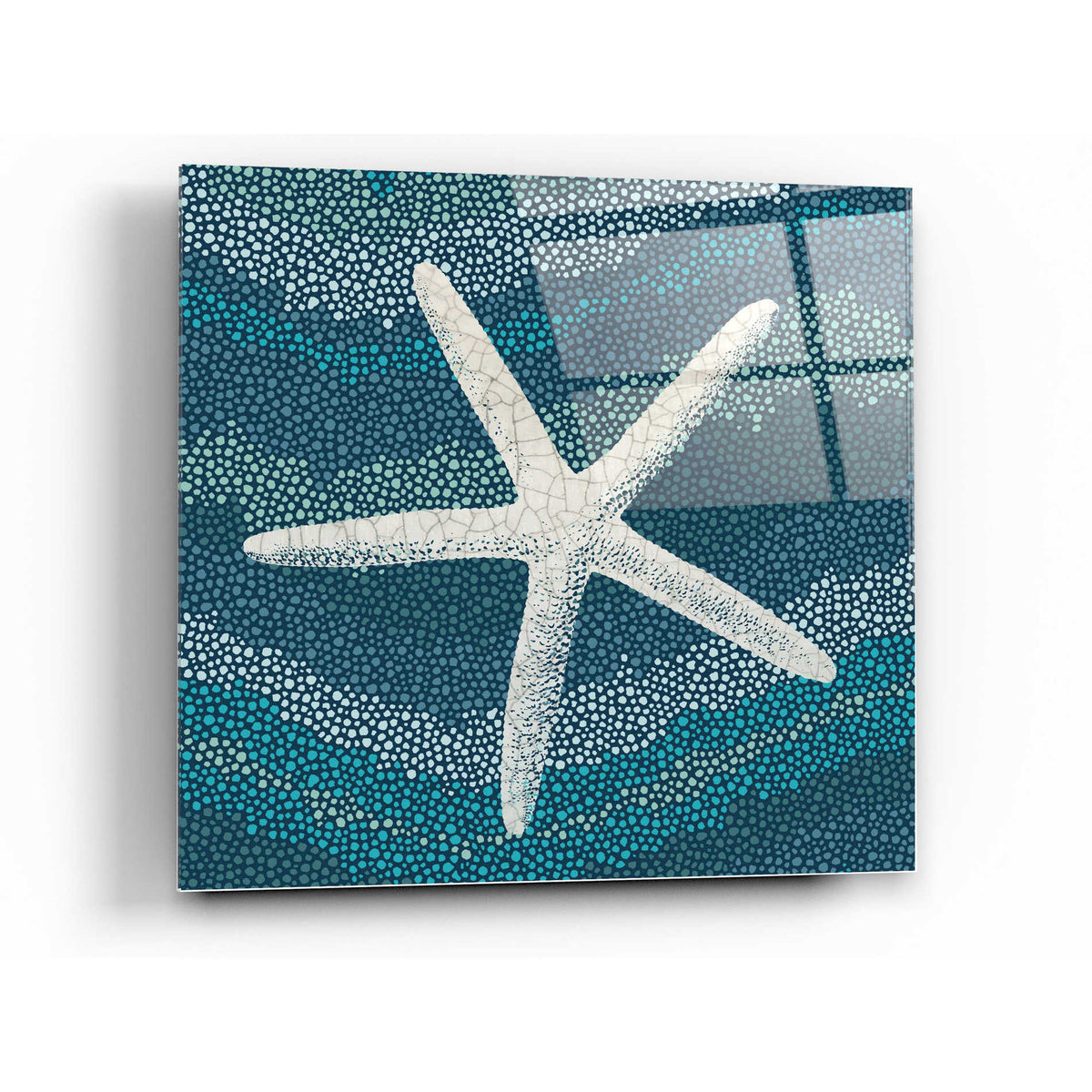 Epic Art 'Sea Glass IV' by Wild Apple Portfolio, Acrylic Glass Wall Art