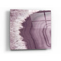 Epic Art 'Agate Geode I PLUM' by Wild Apple Portfolio, Acrylic Glass Wall Art