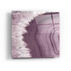 Epic Art 'Agate Geode I PLUM' by Wild Apple Portfolio, Acrylic Glass Wall Art