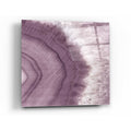 Epic Art 'Agate Geode II PLUM' by Wild Apple Portfolio, Acrylic Glass Wall Art