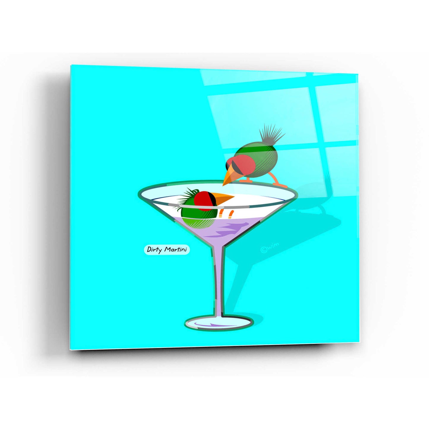 Epic Art 'Dirty Martini' by Chuck Wimmer, Acrylic Glass Wall Art