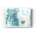 Epic Art 'Heart In The Sand' by Linda Woods, Acrylic Glass Wall Art