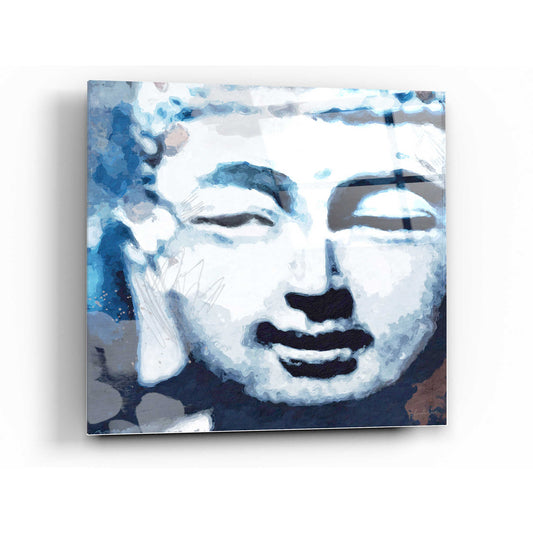 Epic Art 'Peaceful Buddha II' by Linda Woods, Acrylic Glass Wall Art