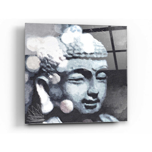 Epic Art 'Peaceful Buddha III' by Linda Woods, Acrylic Glass Wall Art