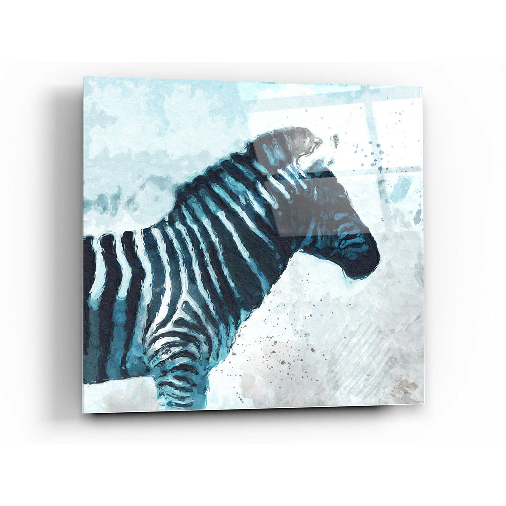 Epic Art 'Zebra' by Linda Woods, Acrylic Glass Wall Art
