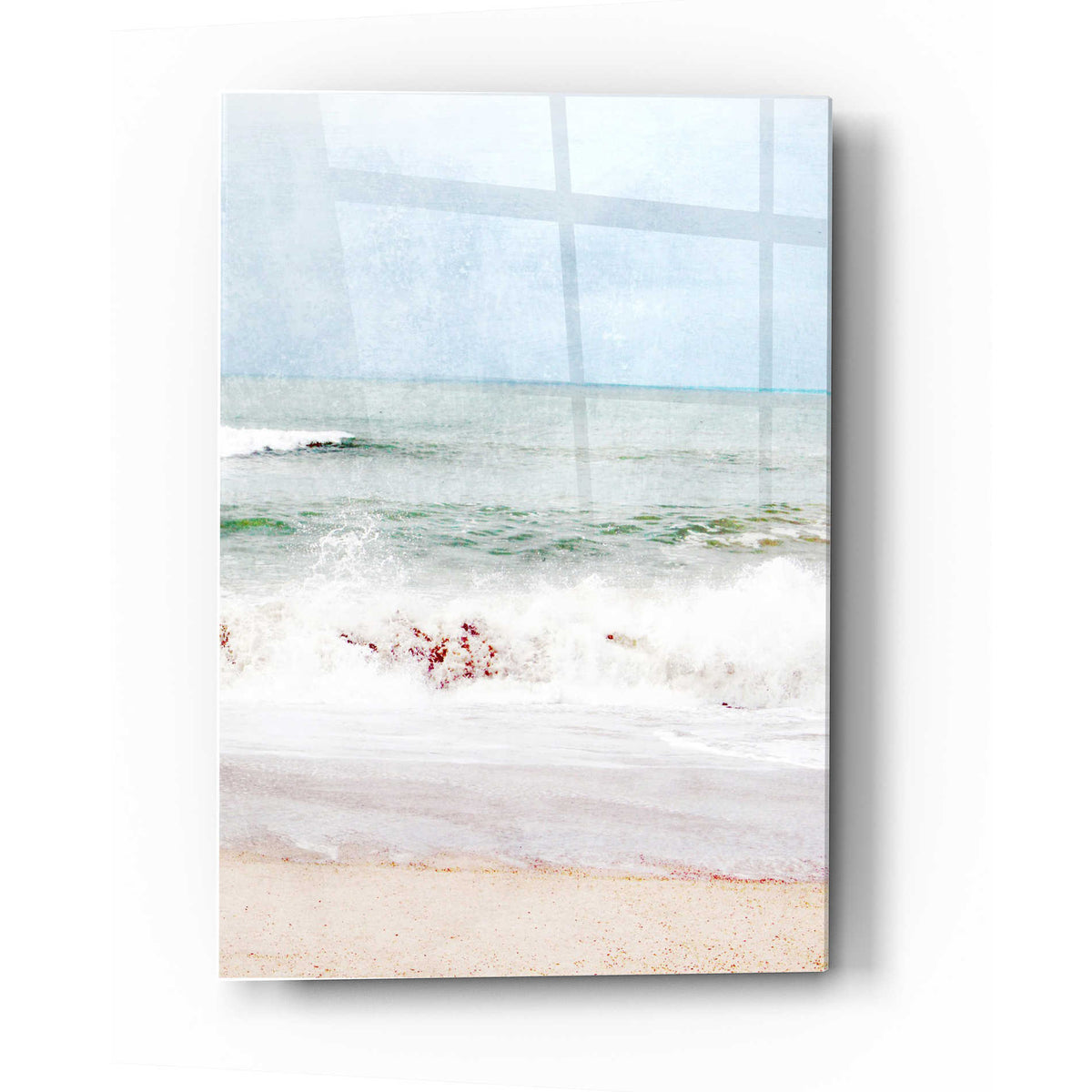 Epic Art 'Pastel Waves' by Linda Woods, Acrylic Glass Wall Art