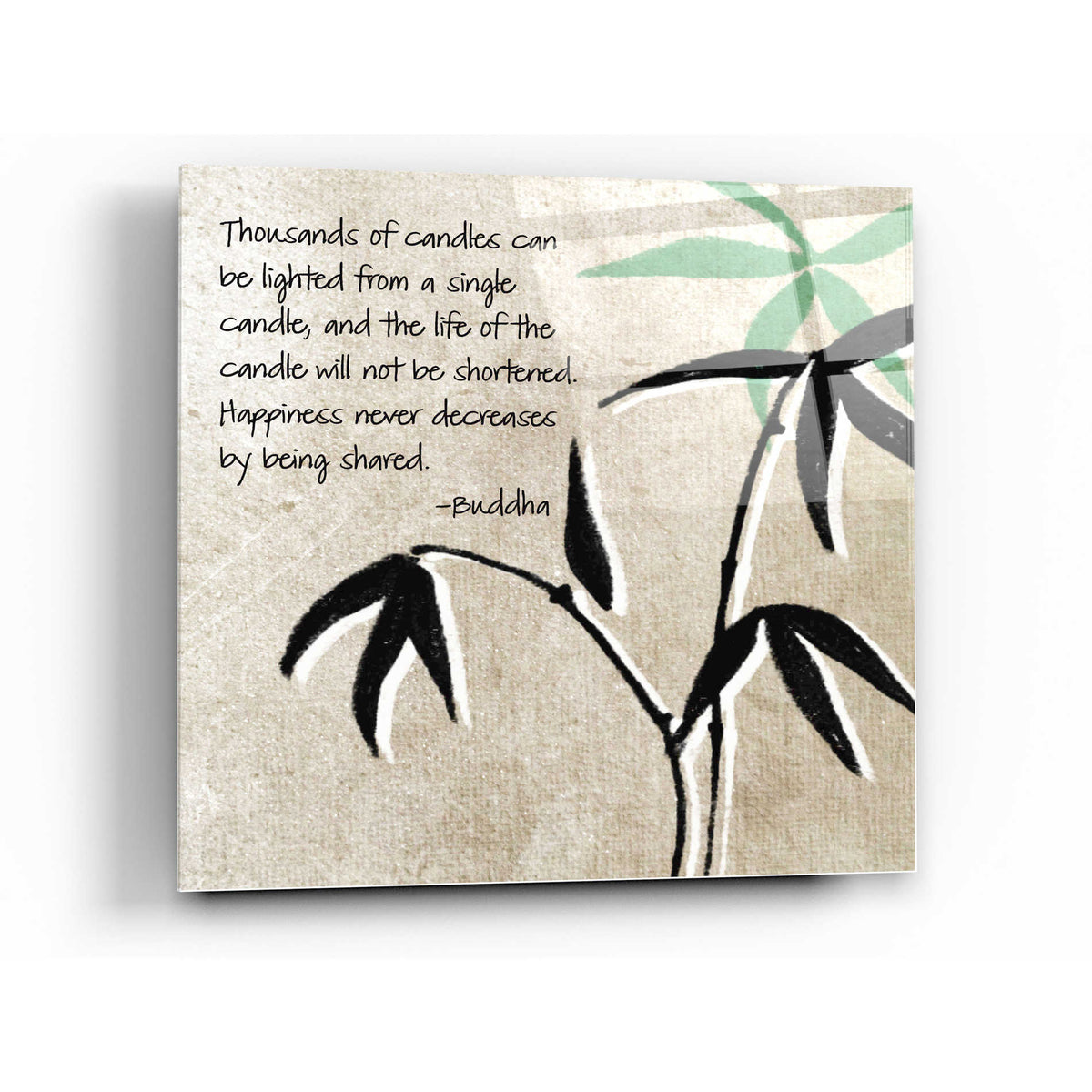 Epic Art 'Happiness' by Linda Woods, Acrylic Glass Wall Art