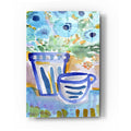 Epic Art 'Tea And Flowers I' by Linda Woods, Acrylic Glass Wall Art