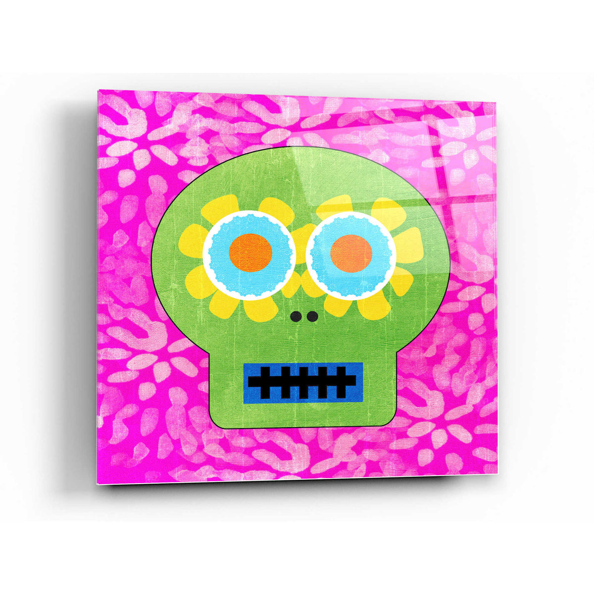 Epic Art 'Day Of The Dead I' by Linda Woods, Acrylic Glass Wall Art