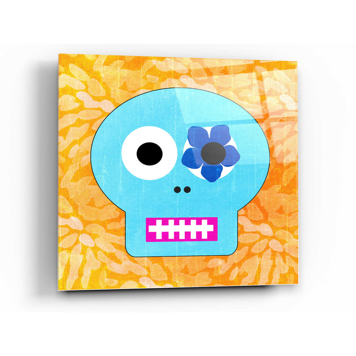 Epic Art 'Day Of The Dead III' by Linda Woods, Acrylic Glass Wall Art