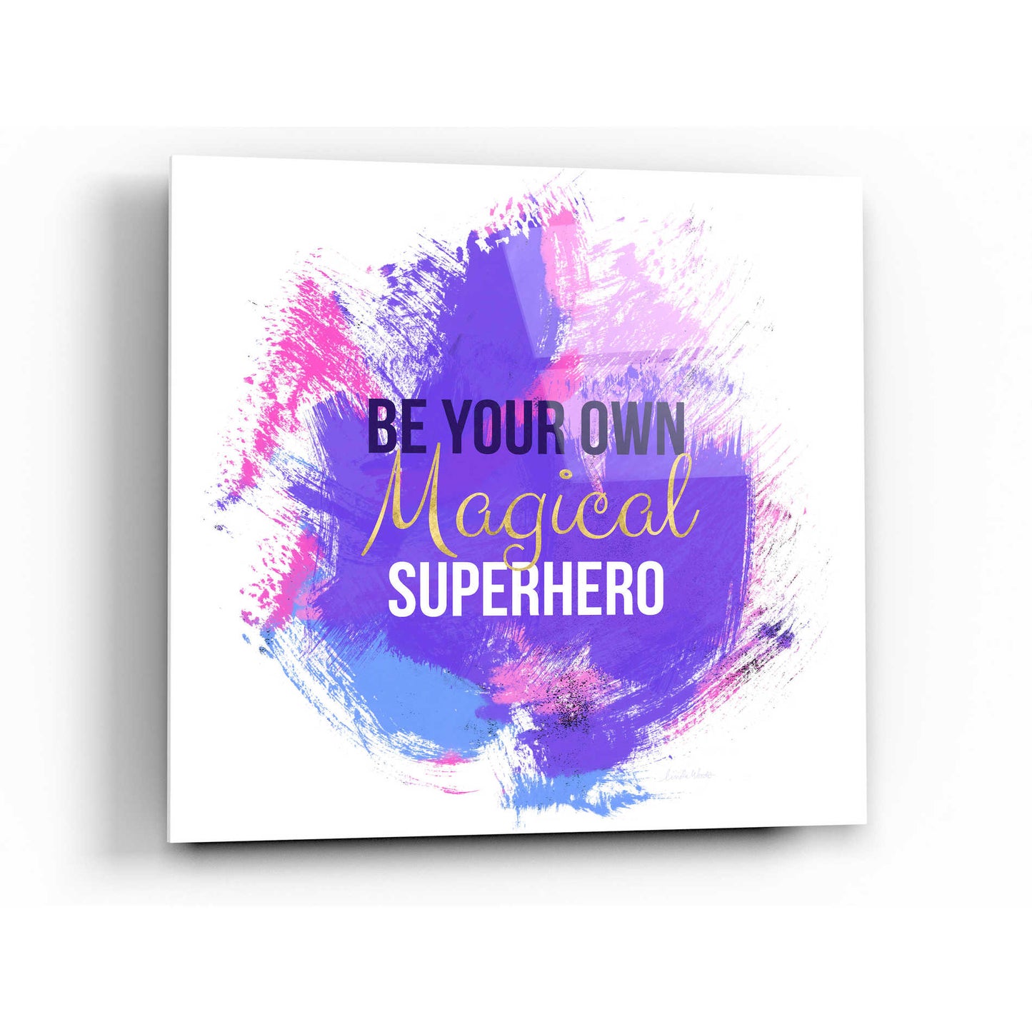 Epic Art 'Magical Super Hero I' by Linda Woods, Acrylic Glass Wall Art