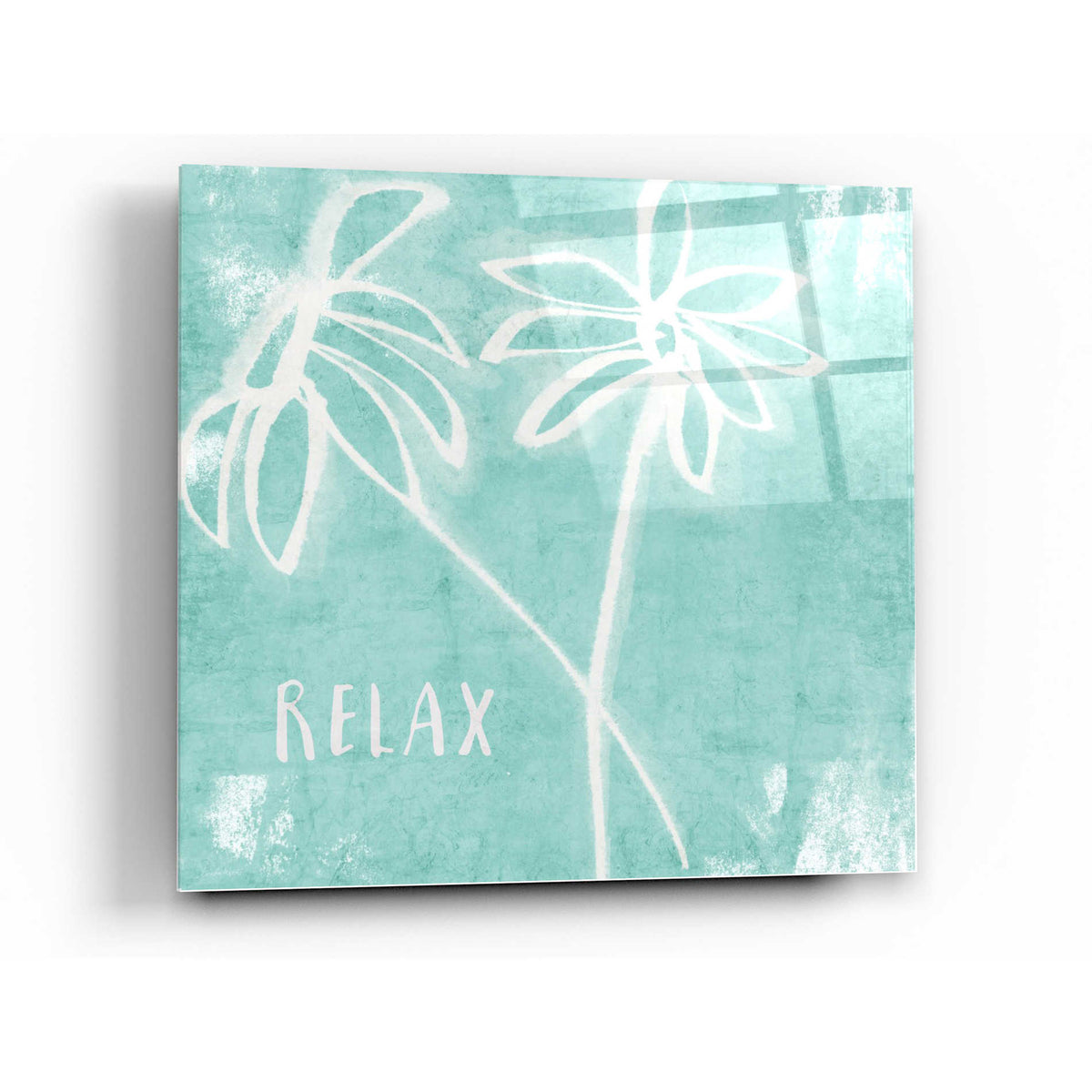 Epic Art 'Relax Mint' by Linda Woods, Acrylic Glass Wall Art