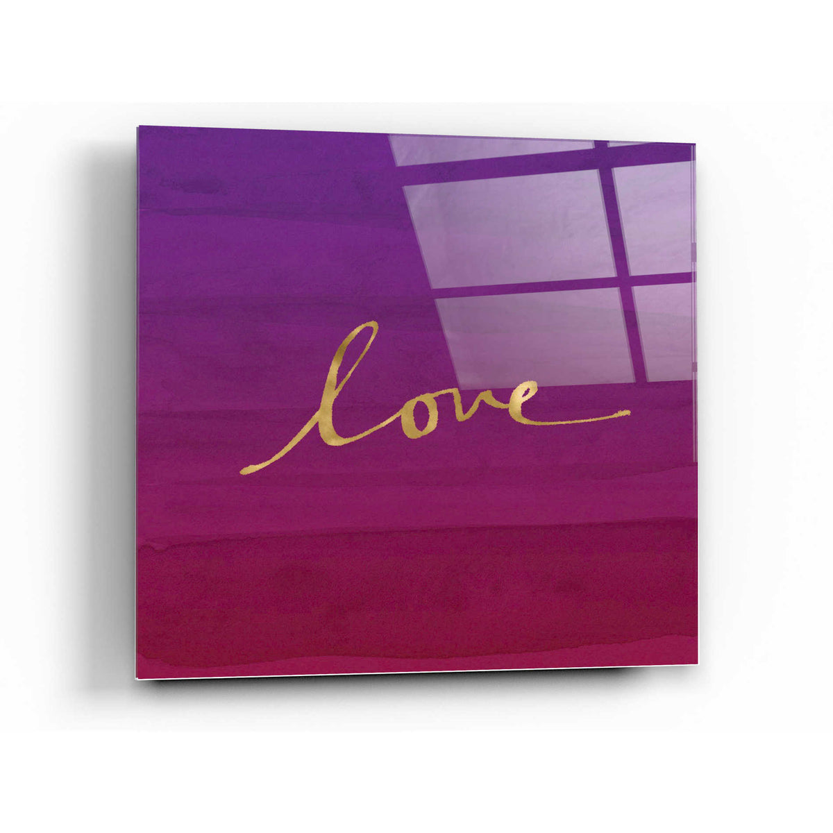 Epic Art 'Love' by Linda Woods, Acrylic Glass Wall Art
