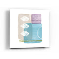 Epic Art 'Seashells And Waves' by Linda Woods, Acrylic Glass Wall Art