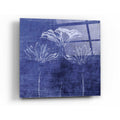 Epic Art 'Indigo Wild Flowers' by Linda Woods, Acrylic Glass Wall Art