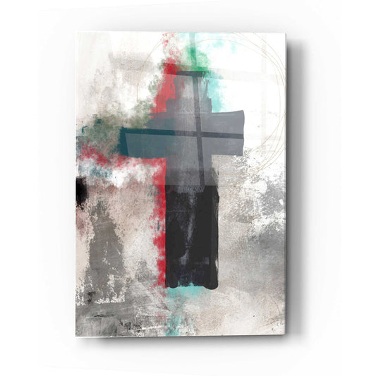 Epic Art 'Contemporary Cross' by Linda Woods, Acrylic Glass Wall Art